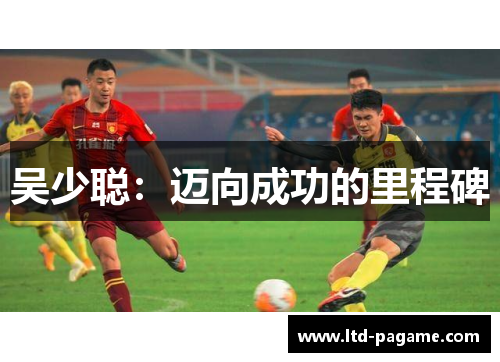 吴少聪：迈向成功的里程碑
